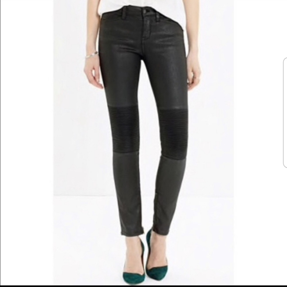 Madewell moto jean with zipper